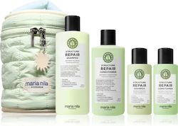 Gift Set Dry Damaged Hair Maria Nila Structure Repair Beauty Bag 4 Pcs Gift Set Dry Damaged Hair Maria Nila Structure Repair Beauty Bag 4 Pcs