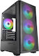 Mars Gaming MC-VECTOR Gaming Micro Tower Κουτί Υπολογιστή με RGB Φωτισμό Μαύρο