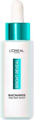 L'Oreal Paris Bright Reveal Серум за Лице и Очи с Ниацинамид и Салицилова Киселина за Блясък и Пигментни Петна 30ml