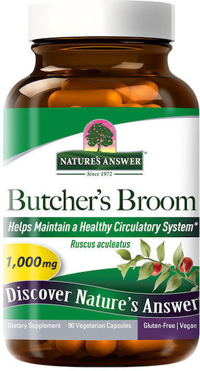 Nature's Answer Butchers Broom Root Nature's Answer 90 Вегетариански капсули