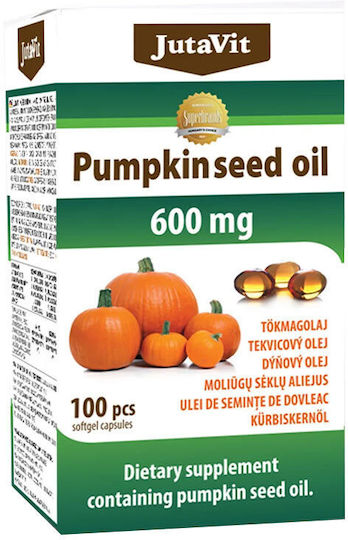 Jutavit Pumpkin Seed Oil 600 Mg Jutavit 100 Softgels
