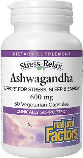 Natural Factors KSM-66 Ashwagandha Pflanzliche Nahrungsergänzungsmittel 90 Kapseln
