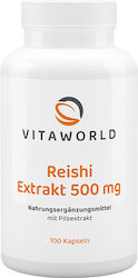 Vitaworld Рейши Екстракт 500 мг Vitaworld 100 Капсули Vitaworld Рейши Екстракт 500 мг Vitaworld 100 Капсули