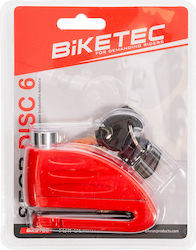 Biketec OM Blocaj Frână de Disc Pentru Motocicletă Cu Diametru Pion 16mm