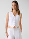 White Women's Vest