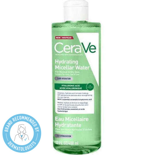 CeraVe Hydrating Micellar Water Αφαίρεσης Μακιγιάζ Προσώπου 400ml