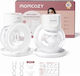Momcozy S12 Pro+ Portable Double Breast Pump White