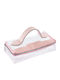 Enpapa Transparent Functional Makeup Bag Jute White 21x11x7.5 Cm