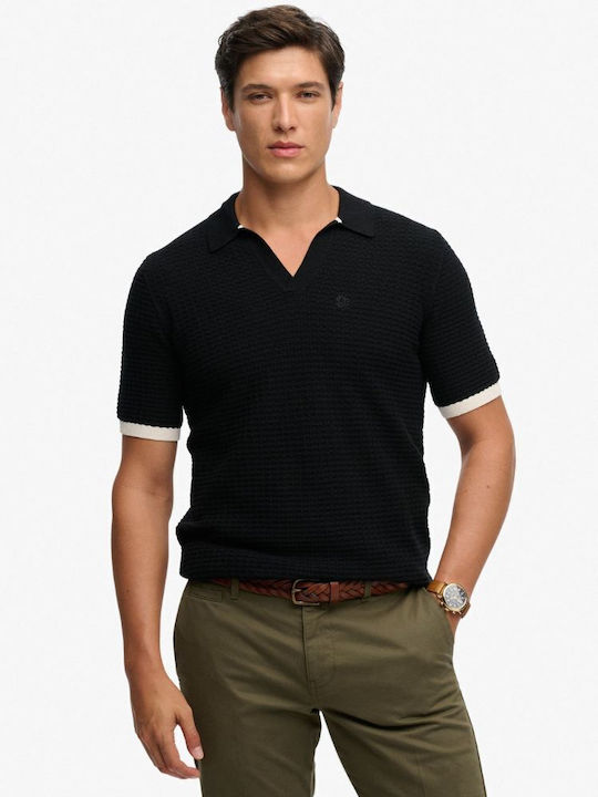 Superdry Polo Pulover Negru