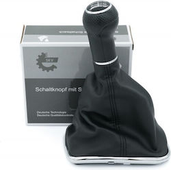 SKV Schaltknopf mit Abdeckung für Volkswagen Golf / Bora Schwarz