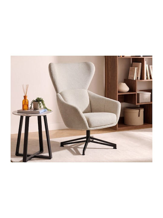 Berwyn 3346 Drehbarer Sessel Beige 87x111x76cm
