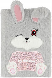 Starpak Plush Diary Notebook A5 Grey