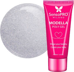 SensoPro Gel Νυχιών Silver Luxe 30ml