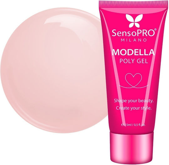 SensoPro Modella Geluri Unghii Peach Nude 15ml