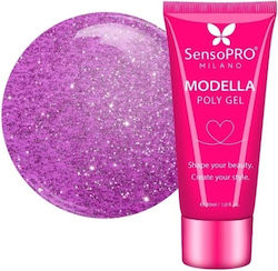 SensoPro Gel Falsche Nagelgel Violett Luxe 50ml