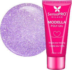 SensoPro Gel Νυχιών Violet Sheen 50ml