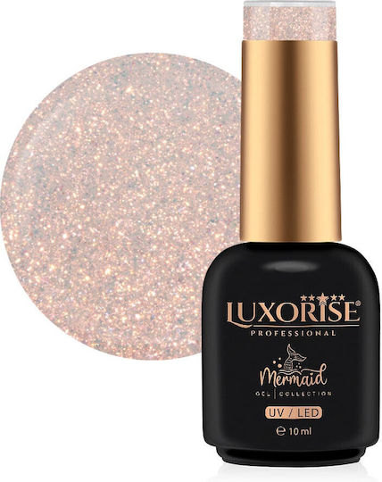 Luxorise Ημιμόνιμο Βερνίκι Νυχιών Pearlescent Charm με Glitter 10ml