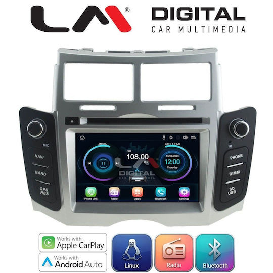 LM Digital Sistem Audio Auto Pentru Toyota Yaris 2006 > 2011 Bluetooth USB Wi-Fi GPS