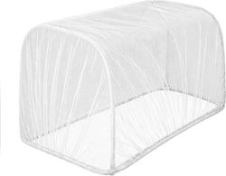 Avizar Baby Bett Mückennetz 140x70x70 cm Verdichtetes Netz 360° Weiß