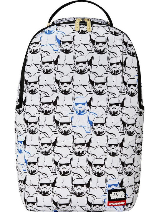 Sprayground Star Wars Stormtroopers Schulranzen Rucksack Weiß mit Flaschenhalter