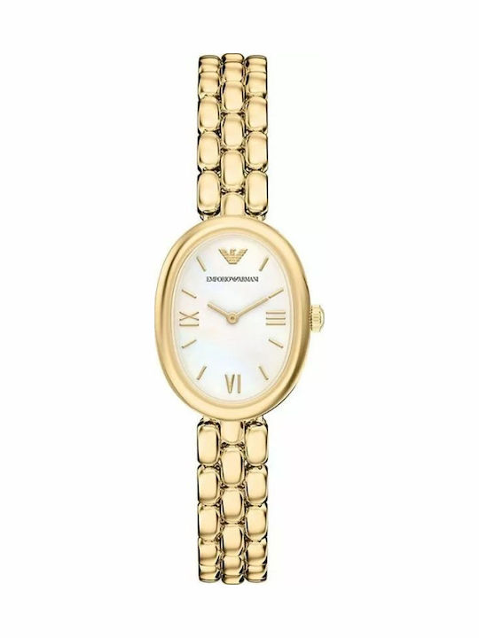 Emporio Armani Women's Watch 28mm Battery with Gold Metal Bracelet