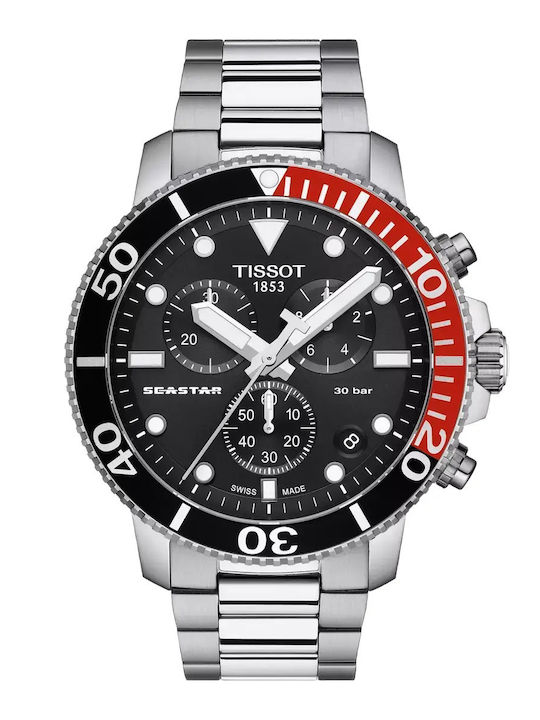 Tissot Tissot Seastar Часовник На Батерия С Метална Гривна