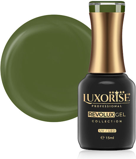 Luxorise Ojă Pentru Unghii Cu Gel Nuanta Măslinie 15ml
