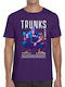 T-shirt Аниме Герой Меч Японски Символи Pop Culture Лилав