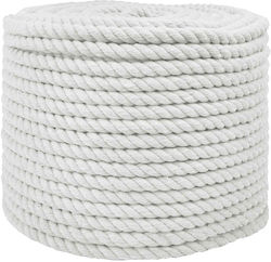 vidaxl Seil Weiß 1,2 X 1,2 X 2500 cm Baumwolle