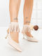 Pumps Mit Mittelhohem Beigem Absatz