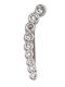 Poco Loco Ohrringe Ear Climbers aus Silber mit Steinen