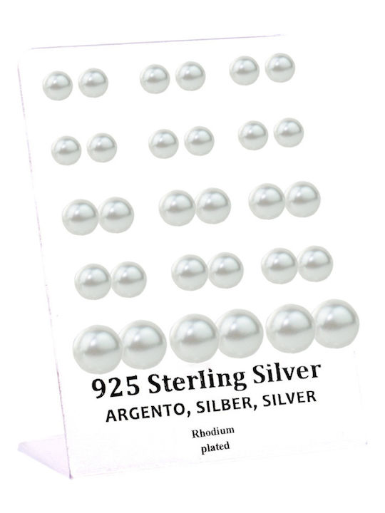 Ro-Ro Accessories Earrings from Silver with Pearls