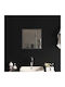 vidaXL Bathroom Mirror Led 40x40cm Transparent