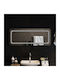 vidaXL Oglindă de baie Led 100x40cm Transparent