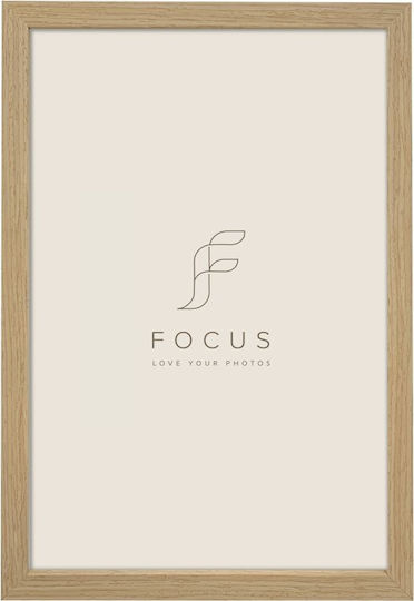 Focus Kunststoff Fotorahmen mit Braunen Rahmen