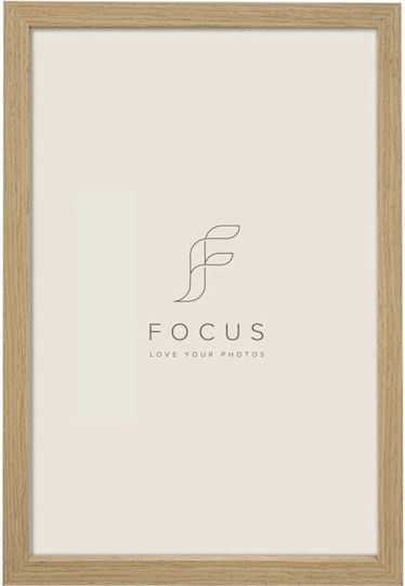 Focus Пластмасова Рамка за Снимка с Кафява Рамка 50x70 см