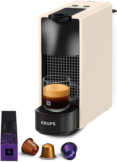 Krups Essenza Mini Espresso Machine for Nespresso Capsules 19bar Cream