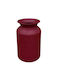 Decorative Metallic Red Vase 10.5xH19cm