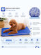 Animal Hundebett Kühlung Blau 73x46cm