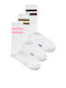 Jack & Jones Damen Socken Mit Mustern Weiße 3er Pack
