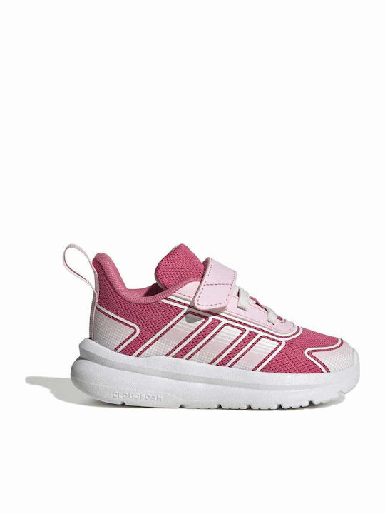 Tensaur Run 4.0 Kinder Sportschuhe Laufen mit Bügel- und Schleifenverschluss Fuchsie