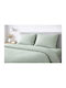 Vesta Home Чаршаф Единичен 100x200см Зелен Сив