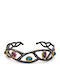 Poco Loco Women's Leather Handcuff Bracelet