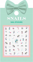 Snails Abțibilduri Lac De Unghii Pentru Copii