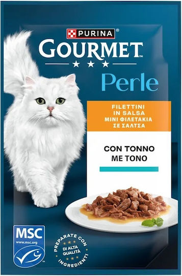Purina Hrana pentru Pisici Adulte în Pliculeț cu Ton, Carne și Pește 85gr