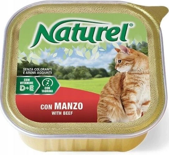 Wet Cat Food with Beef 100gr