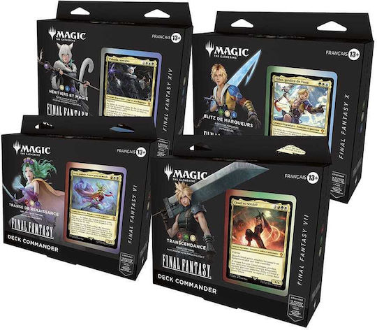 Wizards of the Coast Final Fantasy Commander Magic: The Gathering Booster Box (FR)