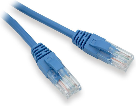 Lynx U/UTP Cat.5e (Gigabit) Καλώδιο Δικτύου Ethernet 0.1m Μπλε 10τμχ
