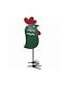 Decorative Bird Made of Metal 10x7.5x28cm