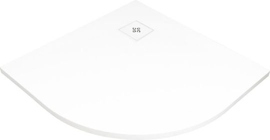 Deante Semicircular Acrylic Shower Tray 90x90cm